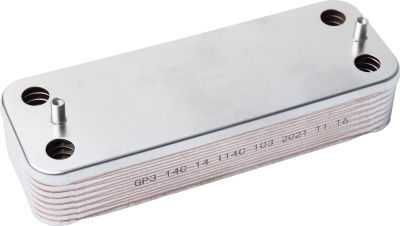 Теплообменник ГВС HR 14 пластин 207 x 172 (для Bosch 3000 / Buderus 032)